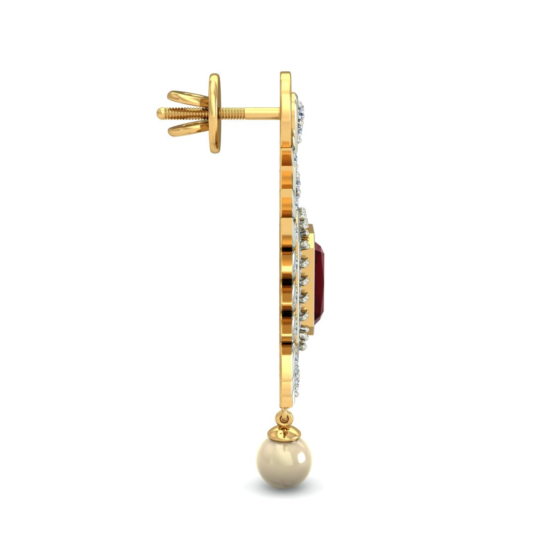 Velvet Ruby Earring