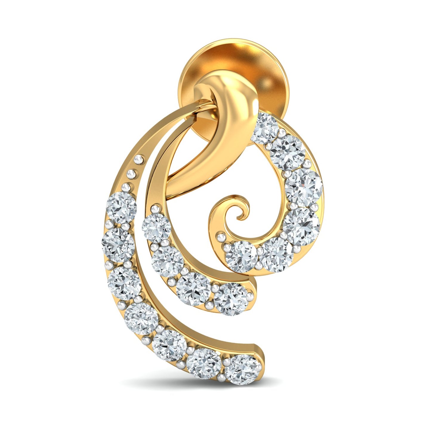 Golden Whimsy Earring