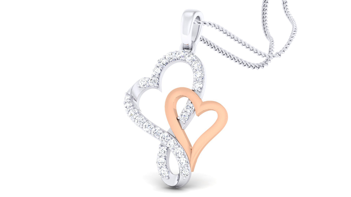 Double Heart Pendant