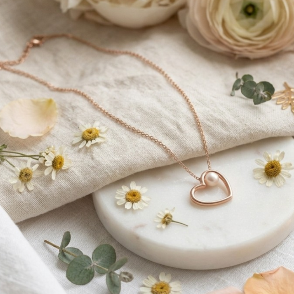 Pearl Heart Pendant