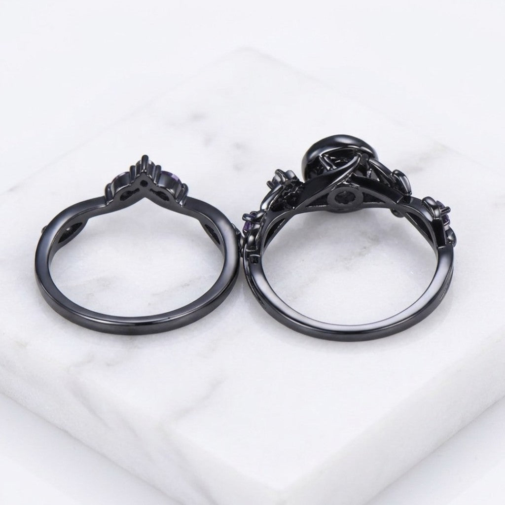 Galaxy Promise Ring Set