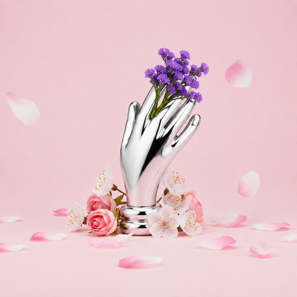 Silver Hand Flower