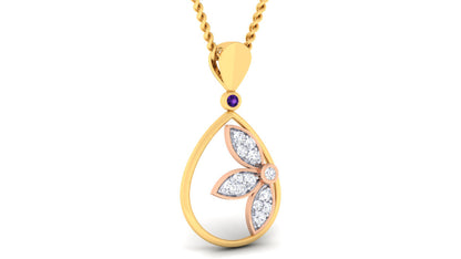 Aurora Leaf Pendant