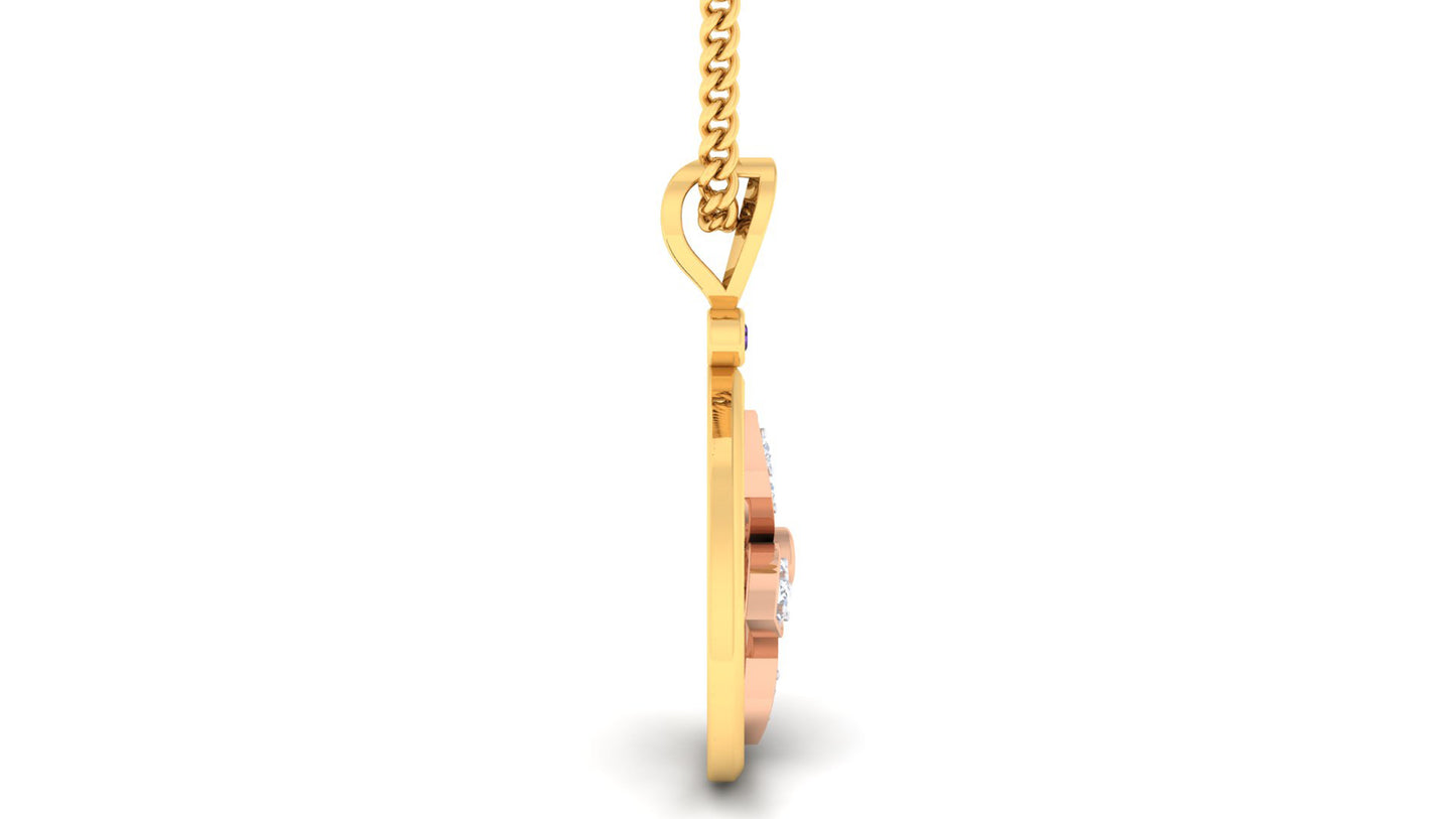 Aurora Leaf Pendant