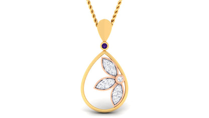 Aurora Leaf Pendant