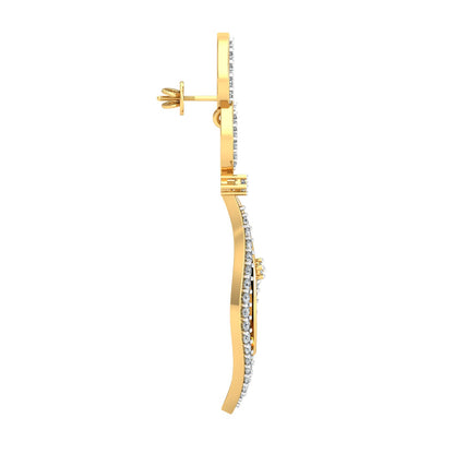 Dahlia Dewdrop Swirls Earring