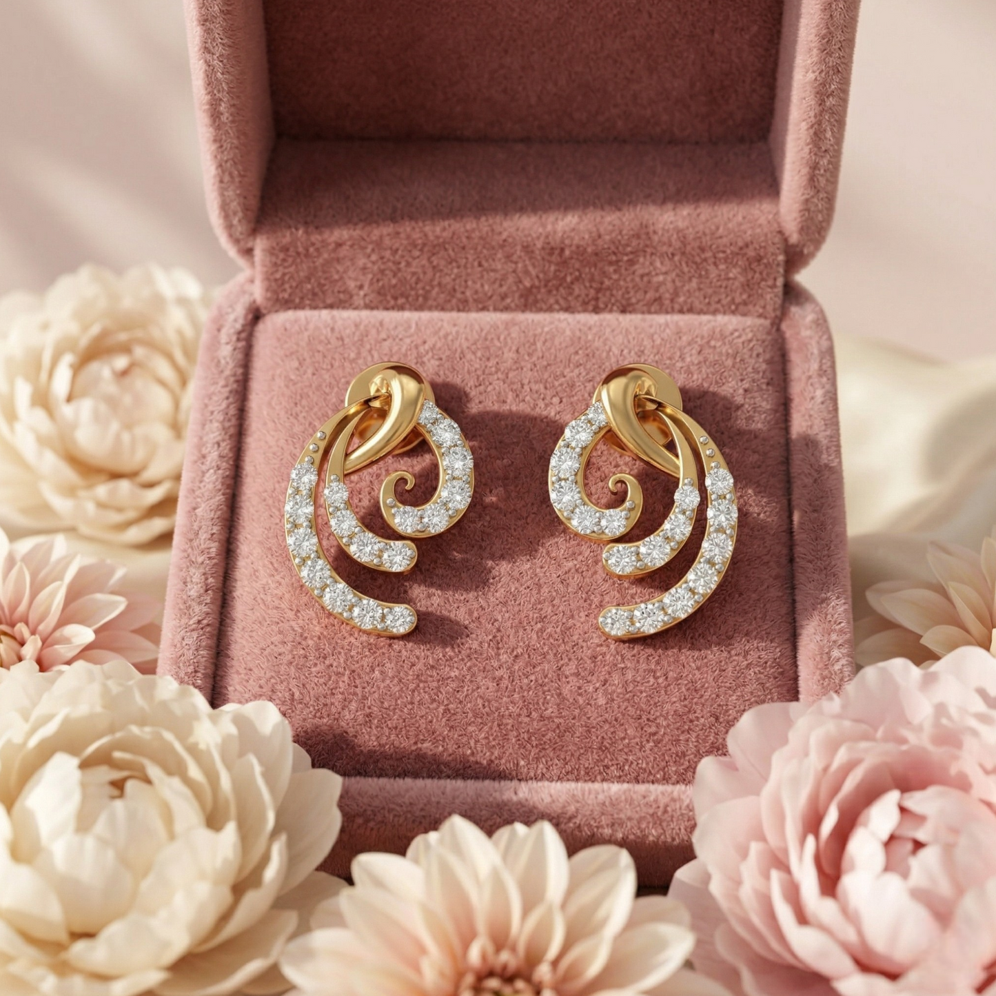 Golden Whimsy Earring