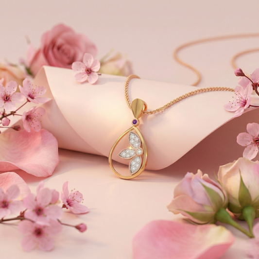 Aurora Leaf Pendant