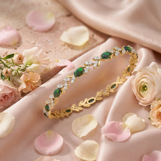 Emerald Vine Bracelet