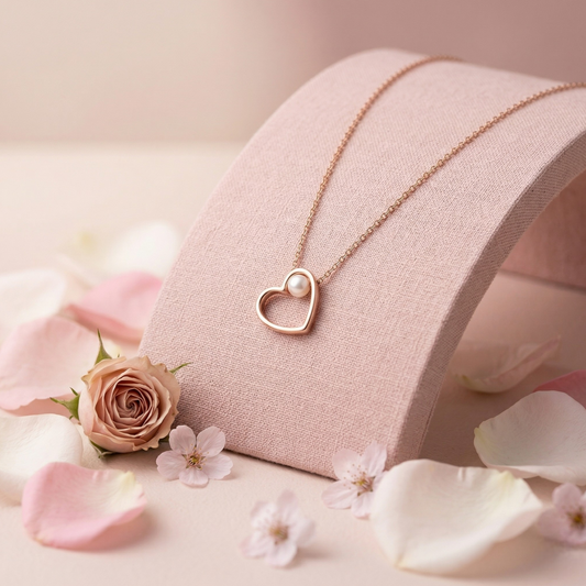 Pearl Heart Pendant