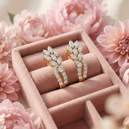 Moonlit Petals Earring