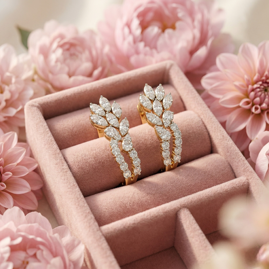 Moonlit Petals Earring
