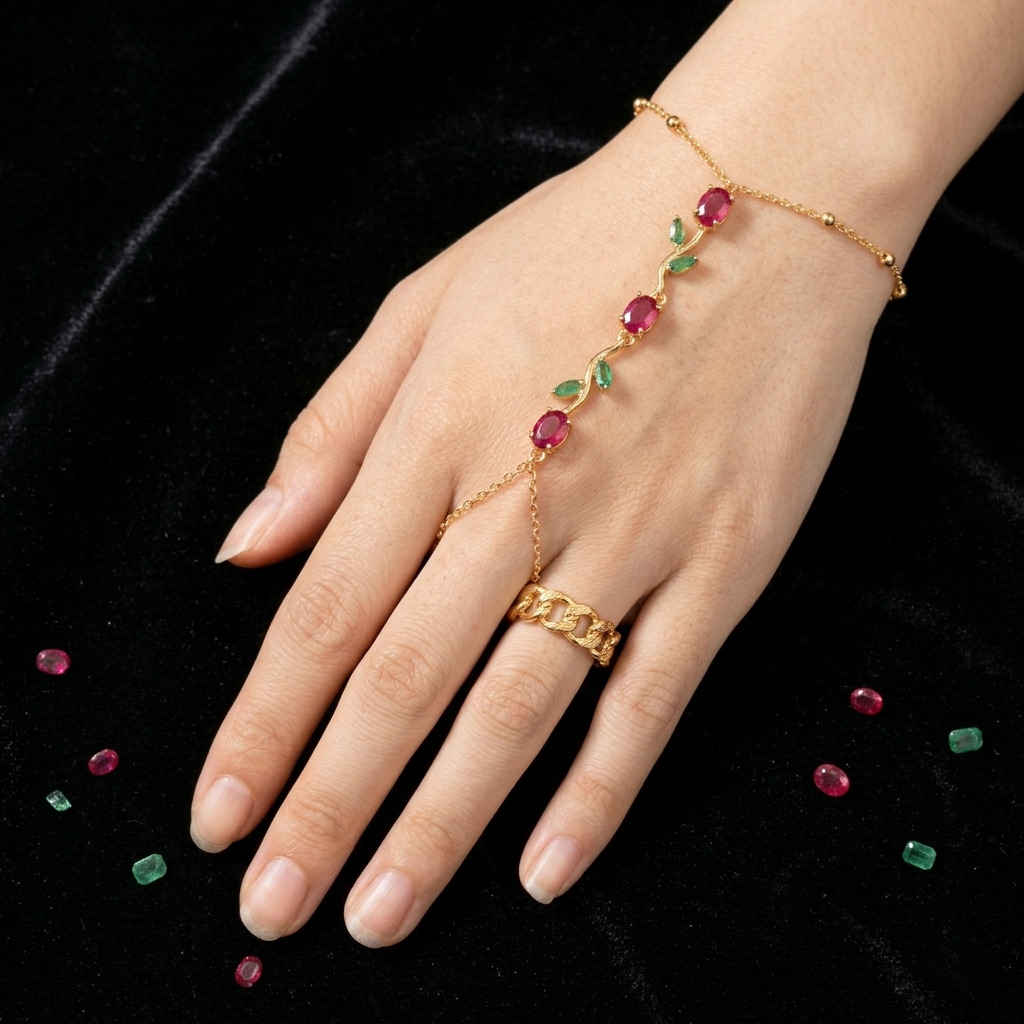The Scarlet Vine Bracelet