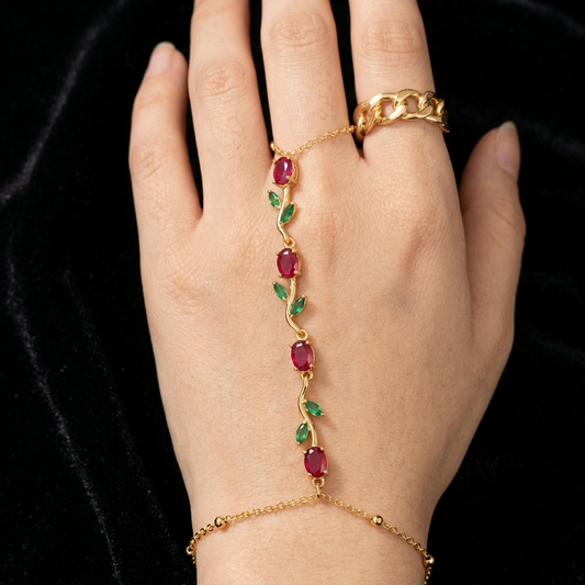 The Scarlet Vine Bracelet