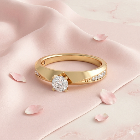Apex Solitaire Ring