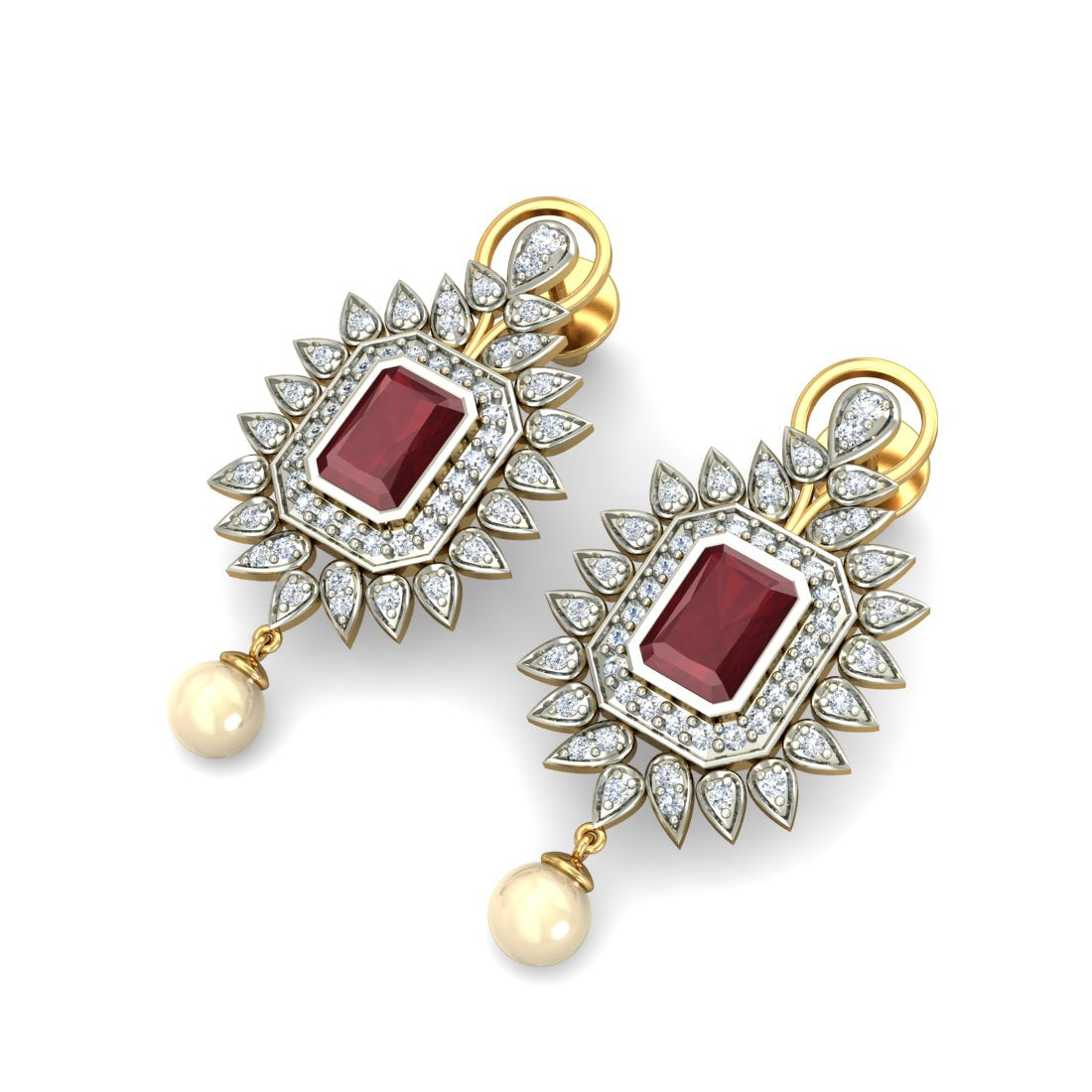 Velvet Ruby Earring