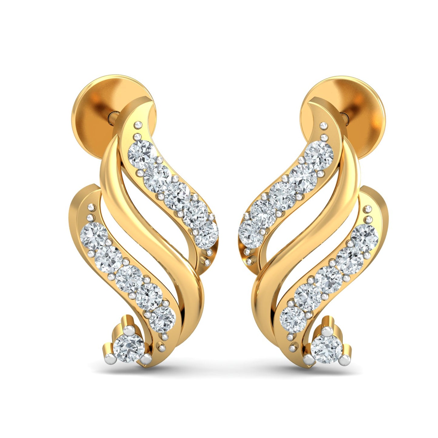 Wave Studs Earring