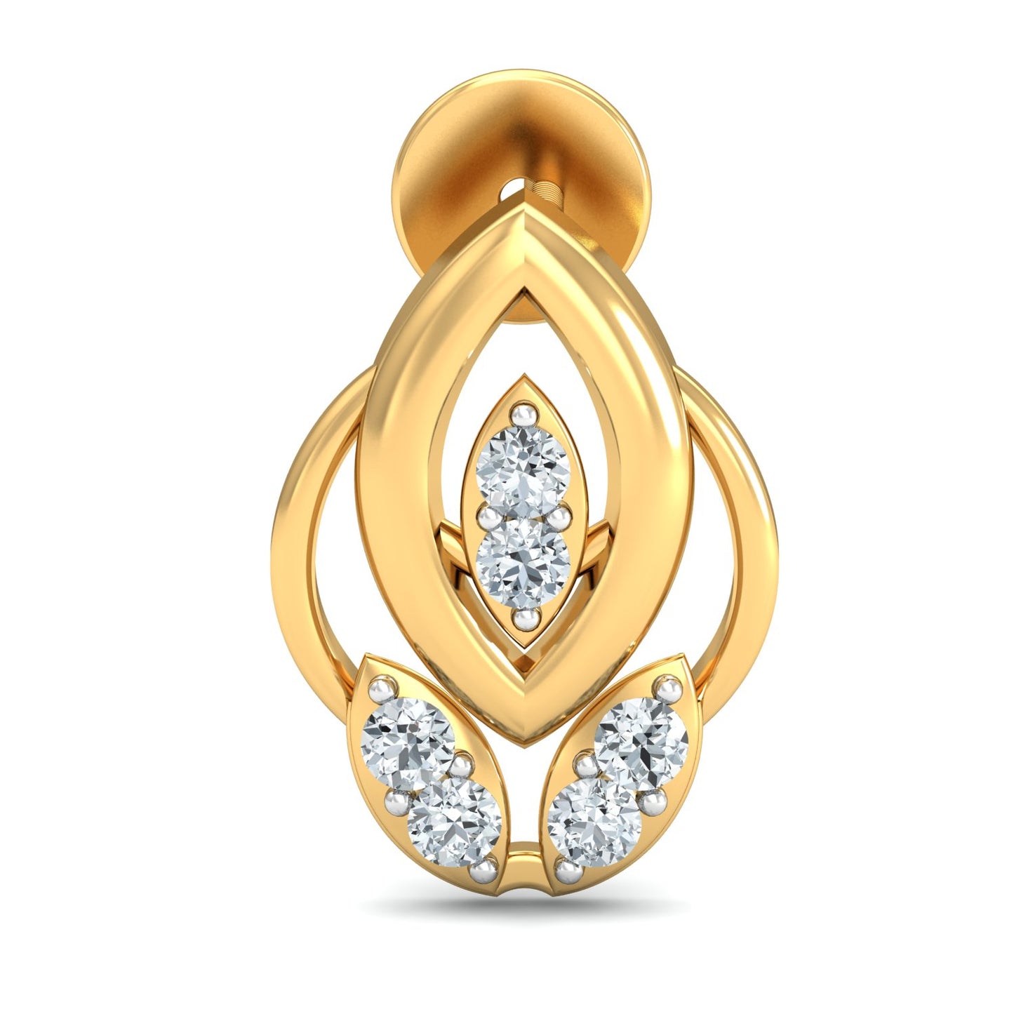 Lotus Core Earring