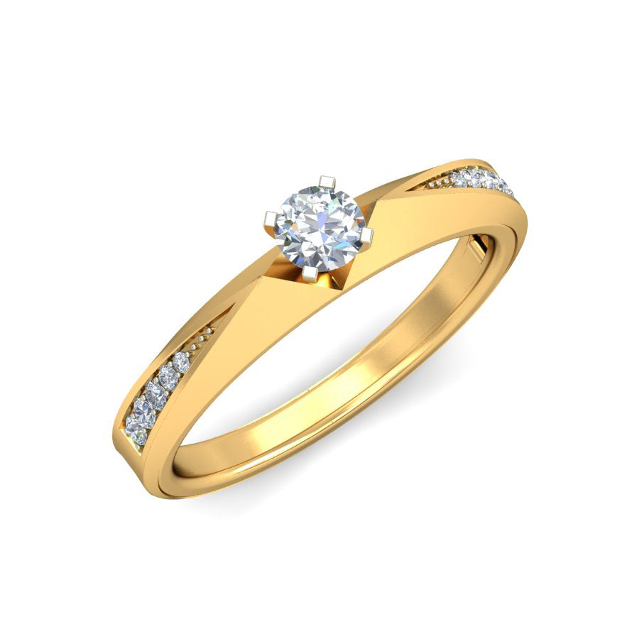 Apex Solitaire Ring