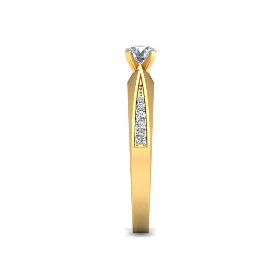 Apex Solitaire Ring