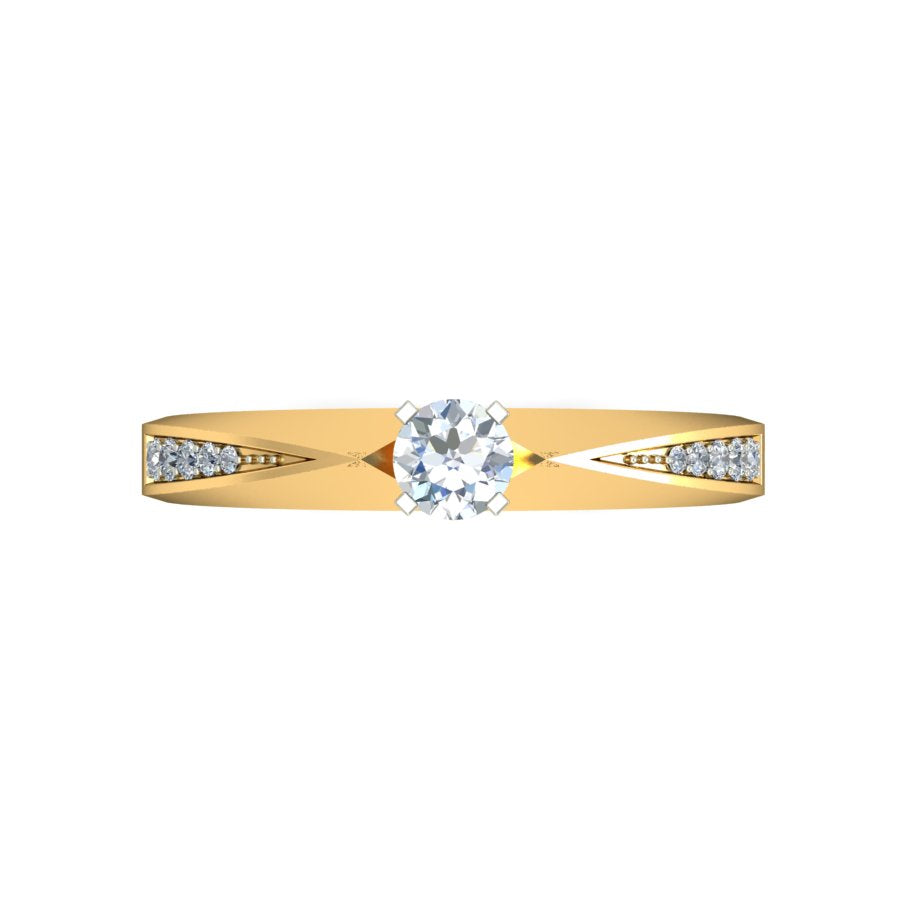 Apex Solitaire Ring