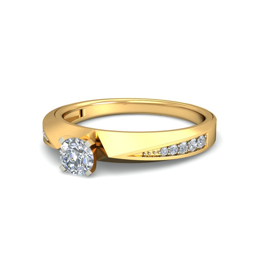 Apex Solitaire Ring