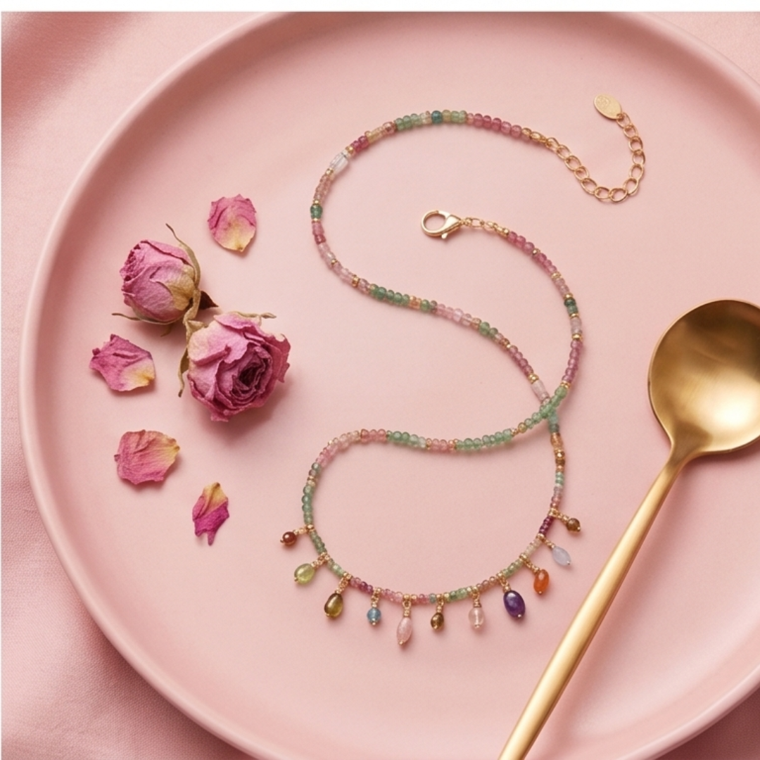 The Iris Cascade Necklace