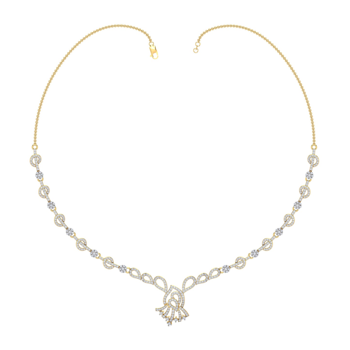 Peony Pearl Necklace