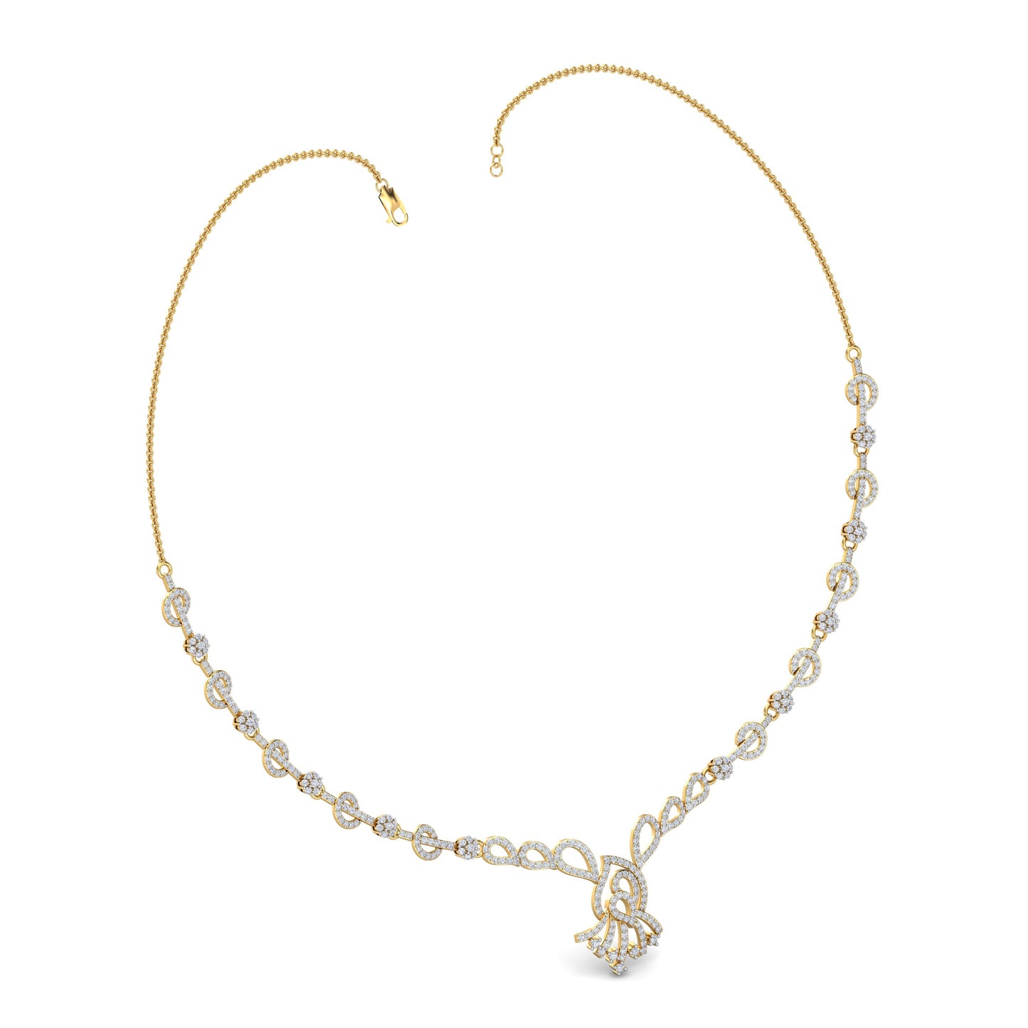 Peony Pearl Necklace