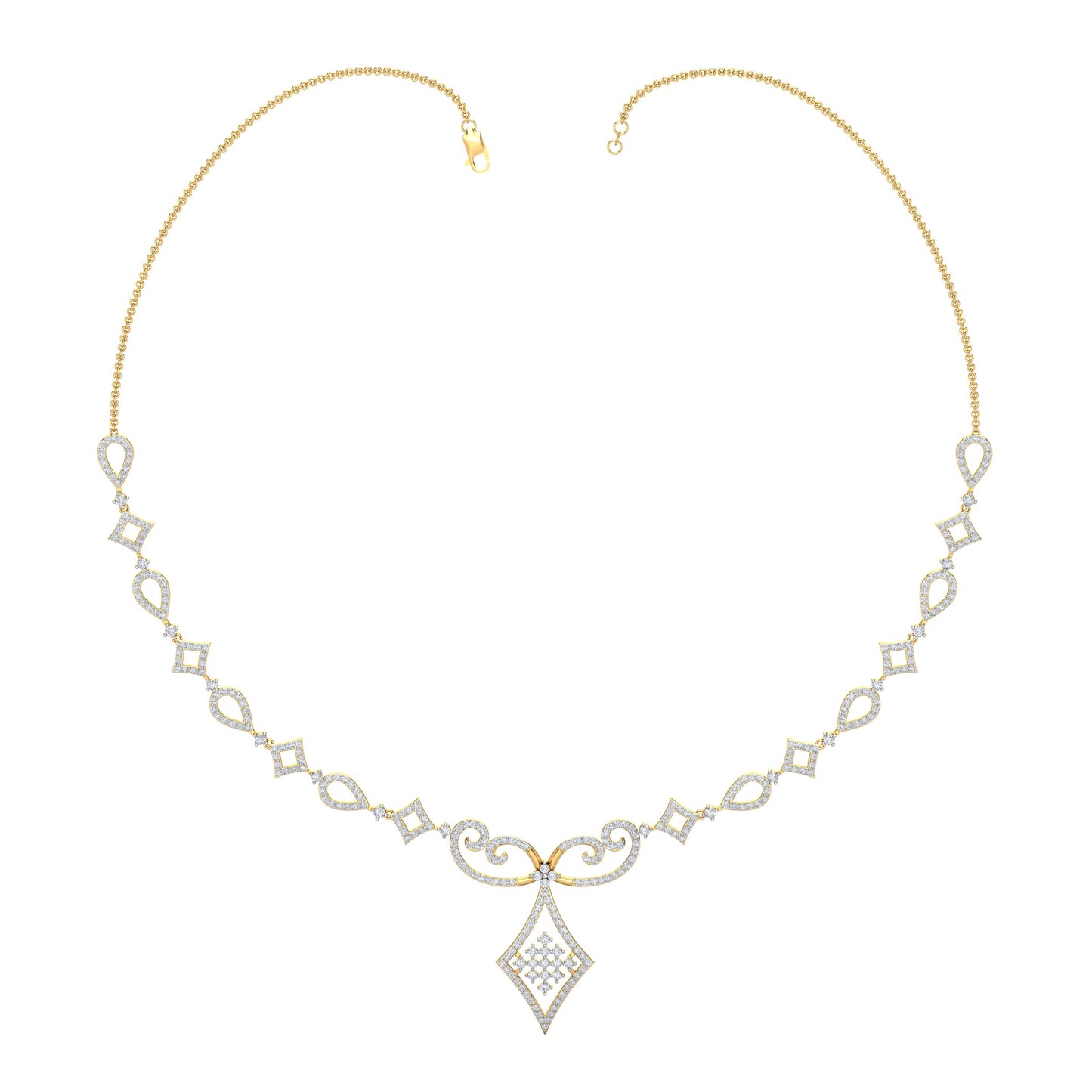 Deco Diamante Necklace