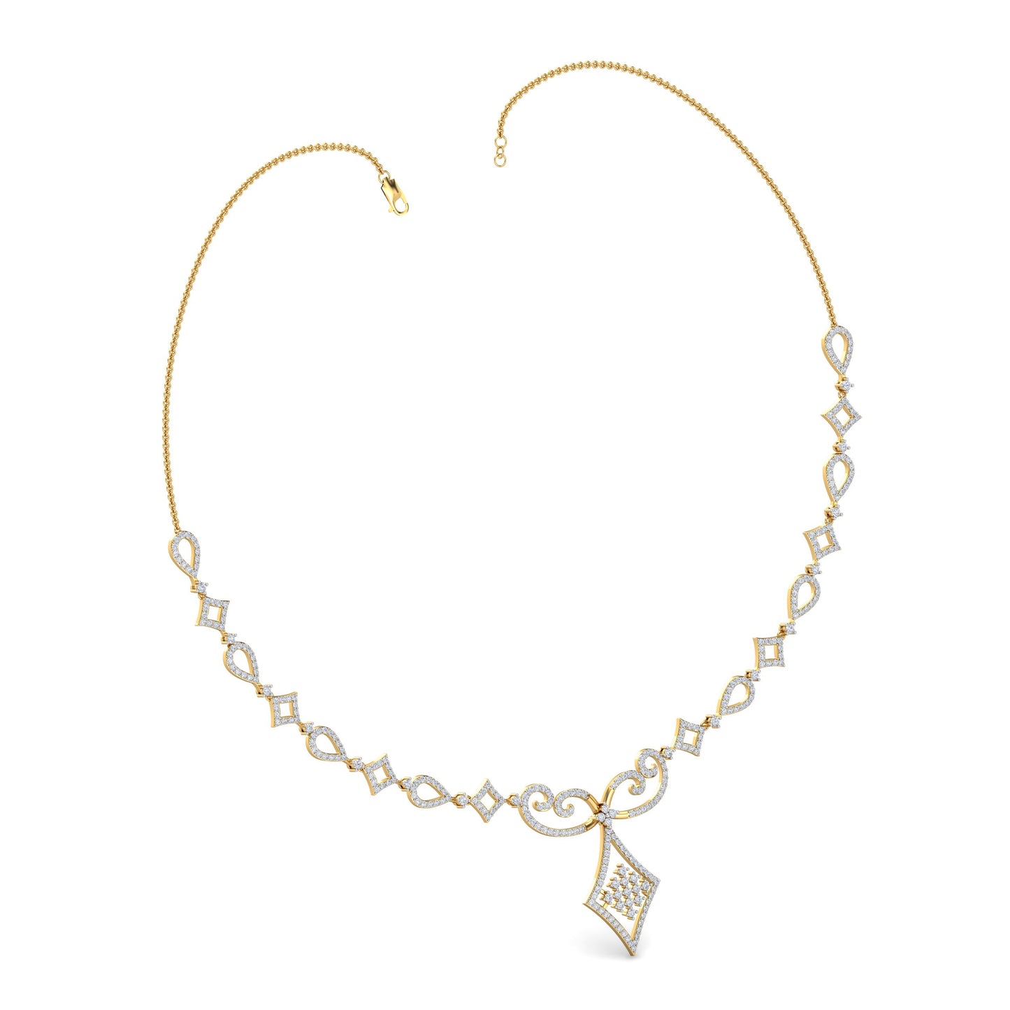 Deco Diamante Necklace