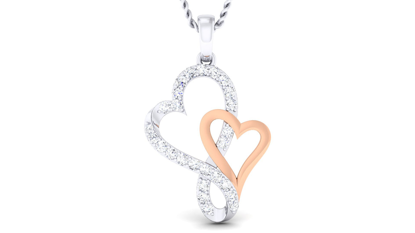 Double Heart Pendant