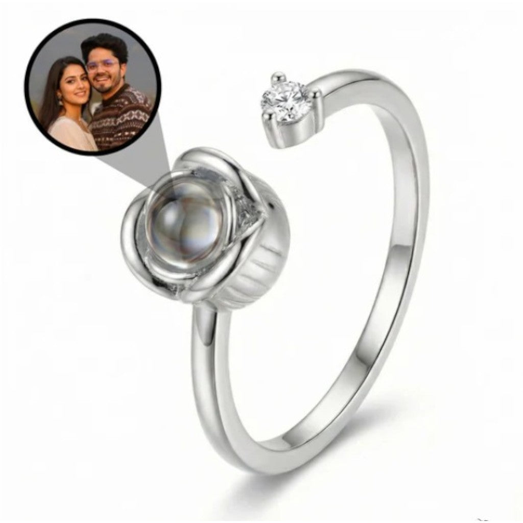 Rose Photo Ring