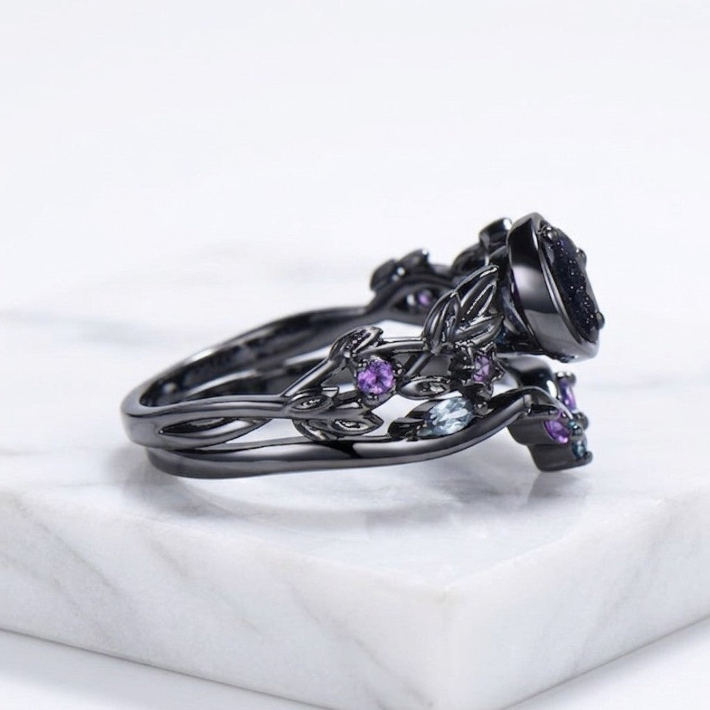 Galaxy Promise Ring Set